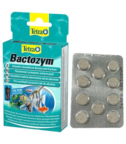 Tetra Bactozym 10 tabletek – enzymy i odżywka dla bakterii do akwarium