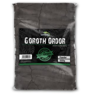 Terrario Goroth Ordor 1kg - czarna glina do terrarium pustynnego