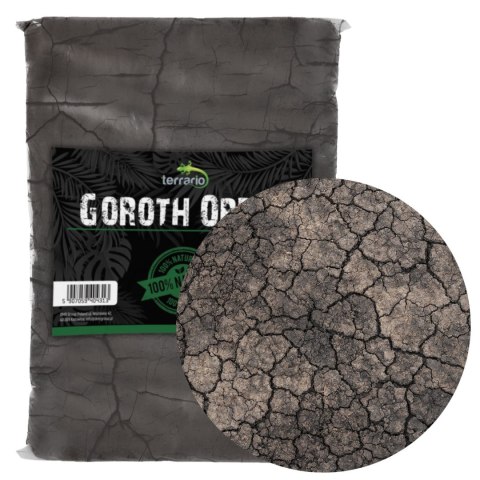 Terrario Goroth Ordor 1kg - czarna glina do terrarium pustynnego