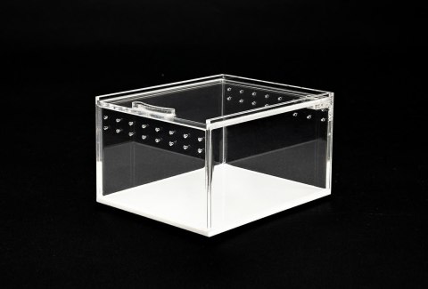 Happet terrarium akrylowe 10,5x8,5x6 cm – lekkie terrarium dla owadów