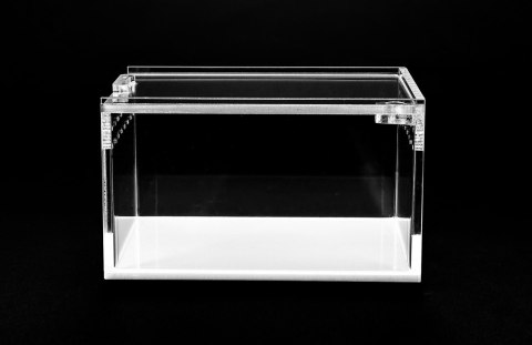 Happet terrarium akrylowe 10,5x8,5x6 cm – lekkie terrarium dla owadów