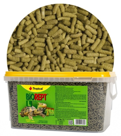 Tropical Biorept L 5L/1,4 kg – pokarm dla żółwi lądowych, trawy i zioła