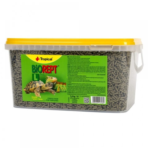 Tropical Biorept L 5L/1,4 kg – pokarm dla żółwi lądowych, trawy i zioła