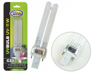 AQUA NOVA Żarnik promiennik UV 11W 235mm G23 do sterylizatorów i filtrów