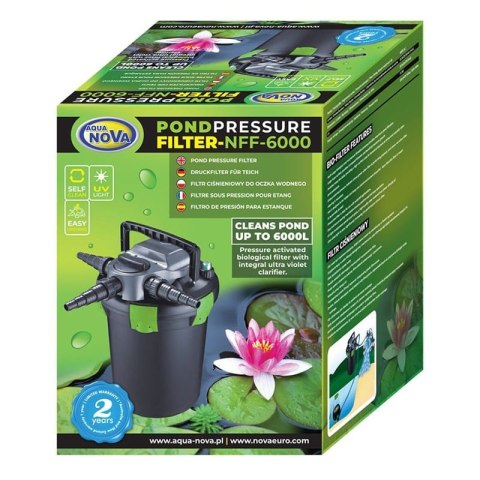 Aqua Nova NFF-6000 - filtr ciśnieniowy do oczka wodnego z lampą UV