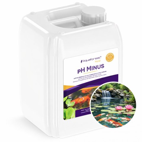 Aquaforest PH Minus POND 1L - preparat do obniżania pH w oczkach wodnych