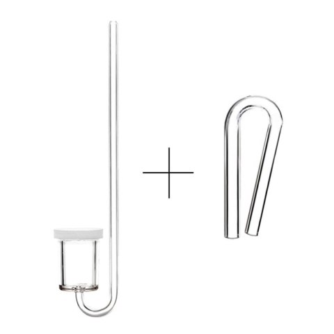 Neo Diffuser Original L CO2 + Clip White - dyfuzor CO2 + kolanko do akwarium 24mm