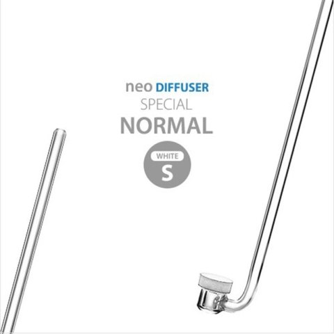 Neo Diffuser Special Normal S CO2 + Clip White - dyfuzor + kolanko CO2 do akwarium 12mm