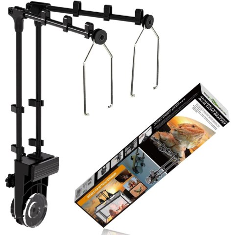 Repti-Zoo Dual Light Bracket - podwójny wieszak na lampy grzewcze