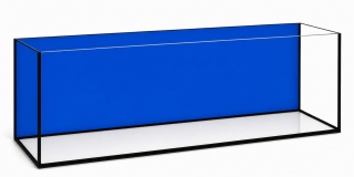 Tło niebieskie 150x50cm samoprzylepne, matowe do akwarium 150 cm