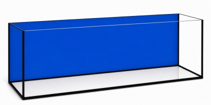 Tło niebieskie 150x50cm samoprzylepne, matowe do akwarium 150 cm
