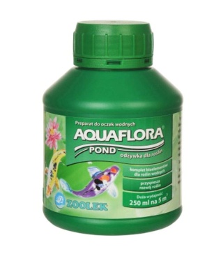 Zoolek Aquaflora Pond 250ml – kompletny nawóz dla roślin w oczkach wodnych