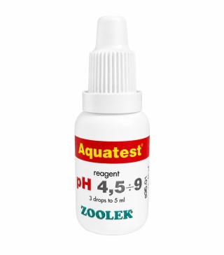 Zoolek Indykator Aquatest pH 4,5-9,0 - buteleczka z odczynnikiem