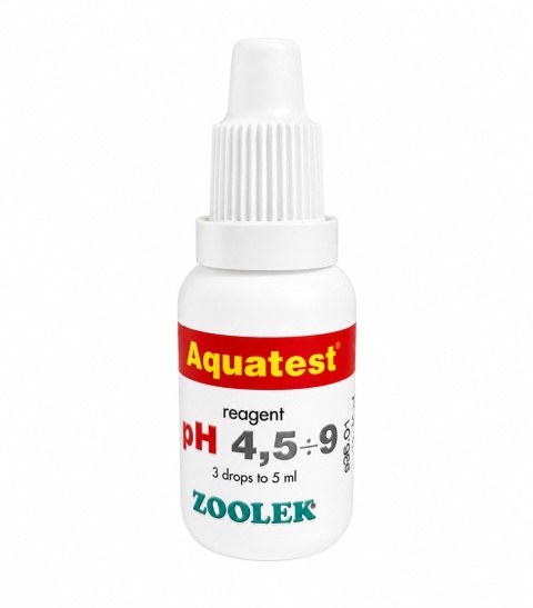 Zoolek Indykator Aquatest pH 4,5-9,0 - buteleczka z odczynnikiem