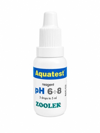 Zoolek Indykator Aquatest pH 6-8 - buteleczka z odczynnikiem