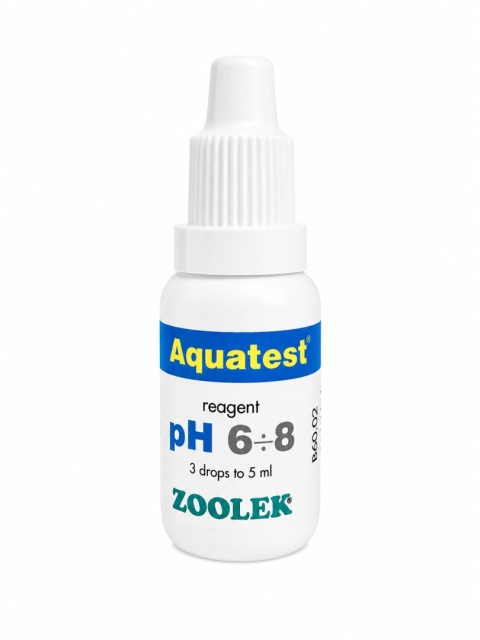 Zoolek Indykator Aquatest pH 6-8 - buteleczka z odczynnikiem
