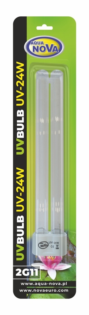 AQUA NOVA Żarnik promiennik UV 24W 323mm 2G11 do sterylizatorów i filtrów