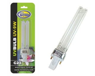 AQUA NOVA Żarnik promiennik UV 9W 165mm G23 do sterylizatorów i filtrów