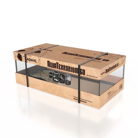 Aquael AquaTerrarium 60 dla żółwi i krabów 60x30 cm