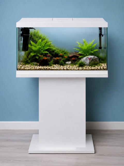AQUAEL Cabinet Simple 60 White – szafka pod akwarium 60x30 cm, biały mat