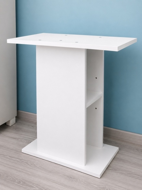 Akwarium 54l z wyposażeniem i szafką Białe 60x30x110 cm - zestaw na start