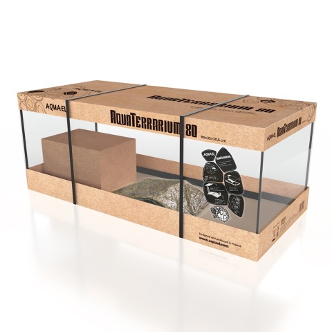 Aquael AquaTerrarium 80 dla żółwi i krabów z filtrem