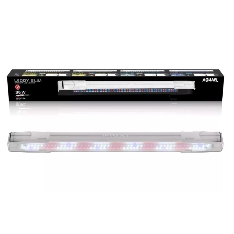 Aquael Leddy Slim 36 W Plant 2.0 White – lampa LED do akwariów 100–120 cm