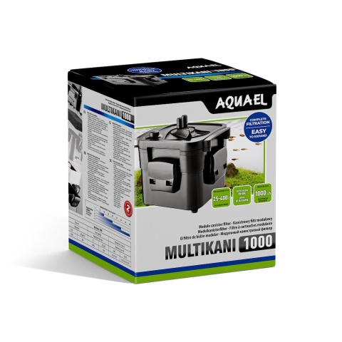Aquael Multikani 1000 filtr zewnętrzny do akwarium 25-400L