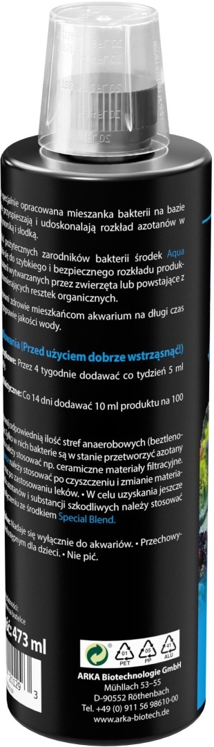 Arka Aqua Balance 473 ml – bakterie do stabilizacji biologii akwarium