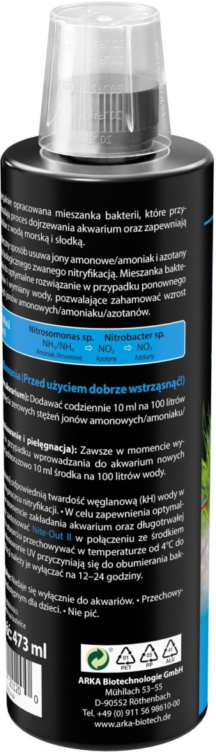 Arka Nite-Out II 473 ml – preparat na amoniak i azotyny (Microbe-Lift)