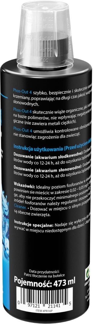 Arka Phos-Out 4 473 ml – preparat do usuwania fosforanów PO4 z akwarium