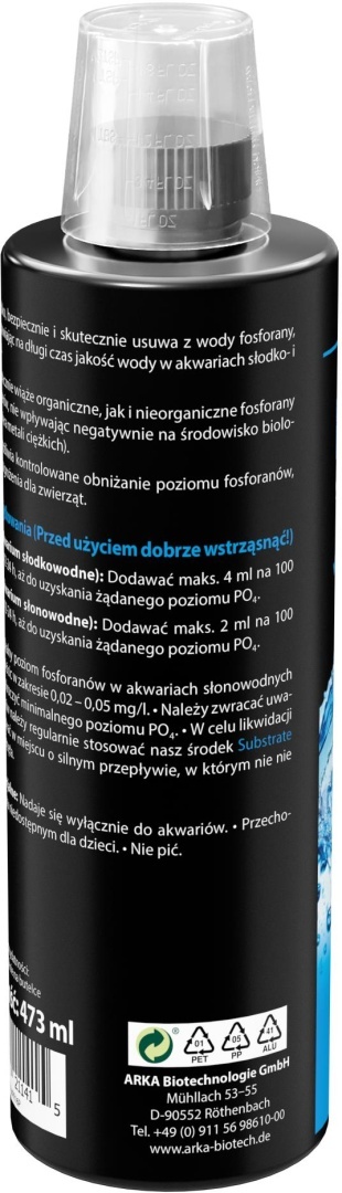 Arka Phos-Out 4 473 ml – preparat do usuwania fosforanów PO4 z akwarium