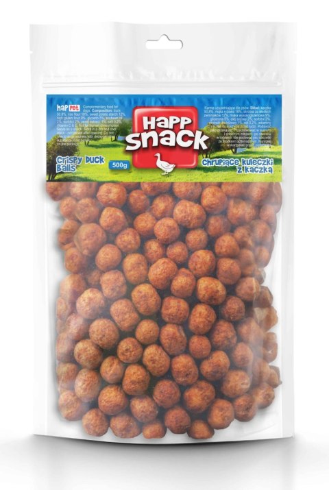 Happet Chrupiące kuleczki z kaczką dla psa 500 g