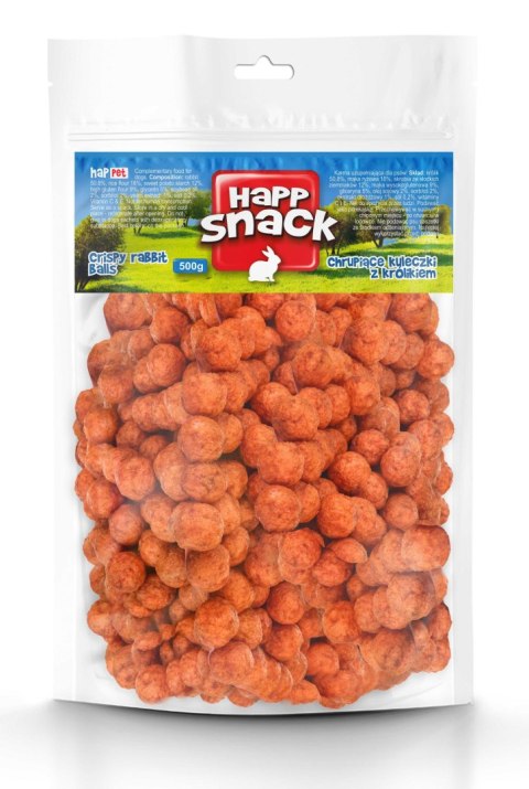 Happet Chrupiące kuleczki z królikiem dla psa 500 g