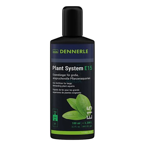 DENNERLE Nawozy zawierające żelazo Plant System E15, 100 ml (4832)