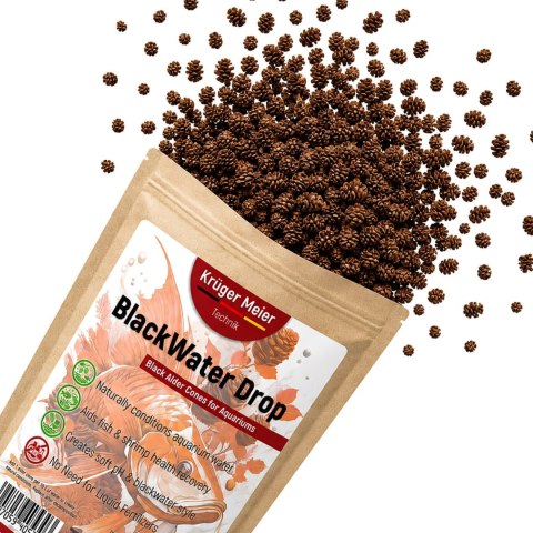 Kruger Meier BlackWater Drop 10g - szyszki olchy czarnej 50 sztuk