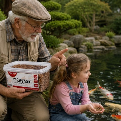 Kruger Meier FISHsnax Mealworms 3000ml - larwy mącznika dla ryb