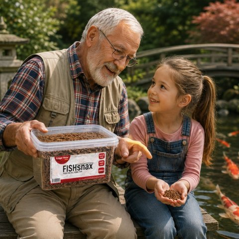 Kruger Meier FISHsnax Mealworms 5000ml - larwy mącznika dla ryb
