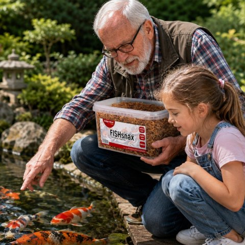 Kruger Meier FISHsnax Shrimps 5000ml - krewetki pokarm dla karpi koi