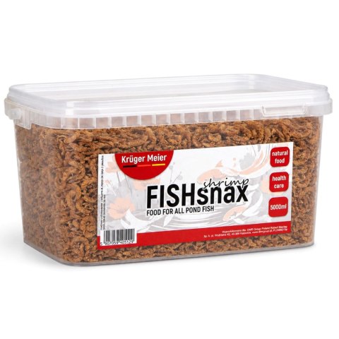 Kruger Meier FISHsnax Shrimps 5000ml - krewetki pokarm dla karpi koi