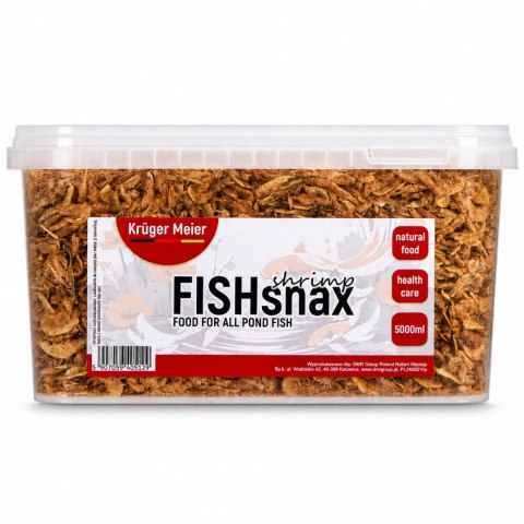 Kruger Meier FISHsnax Shrimps 5000ml - krewetki pokarm dla karpi koi