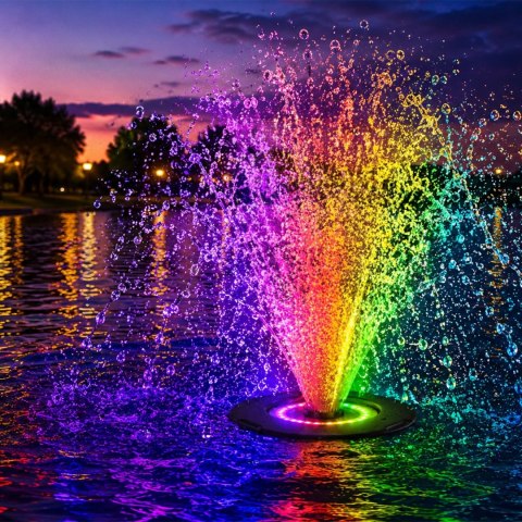 Kruger Meier PondSplash Elite LED 20000 - fontanna pływająca z oświetleniem