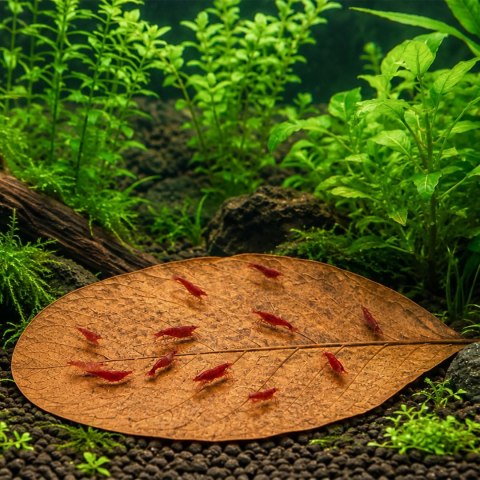 Kruger Meier Shrimp Leaves XL - liście ketapangu 10 sztuk