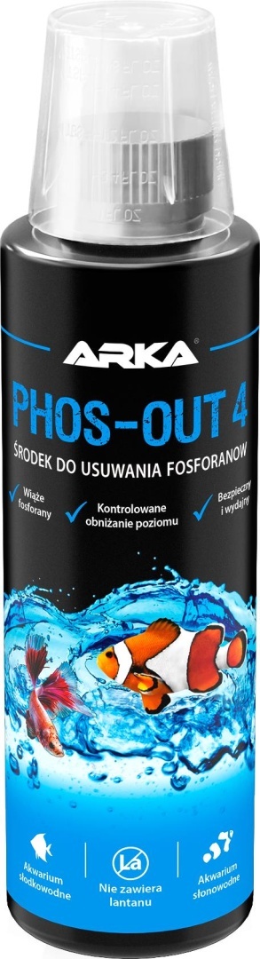 Arka Phos-Out 4 236 ml – preparat do usuwania fosforanów PO4 z akwarium