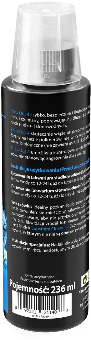 Arka Phos-Out 4 236 ml – preparat do usuwania fosforanów PO4 z akwarium