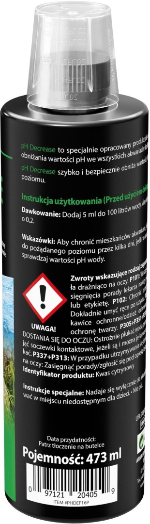 Arka pH Decrease 473 ml – preparat do obniżania pH w akwarium słodkowodnym