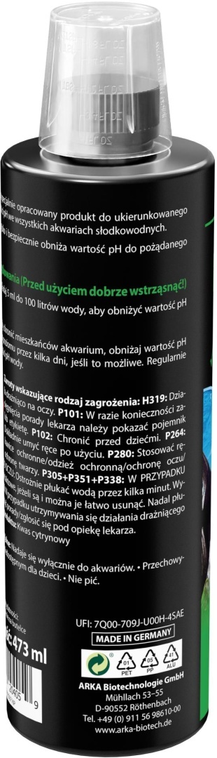 Arka pH Decrease 473 ml – preparat do obniżania pH w akwarium słodkowodnym