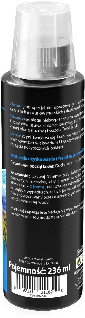 Arka XTreme 236 ml – uzdatniacz wody do akwarium słodkowodnego i morskiego