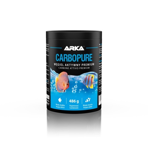 Arka Carbopure 1000 ml / 486 g – aktywny węgiel filtracyjny do akwarium