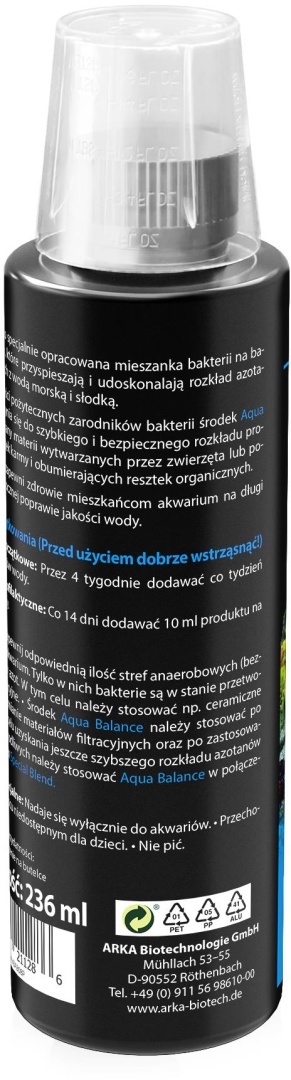 Arka Aqua Balance 236 ml – bakterie do stabilizacji biologii akwarium